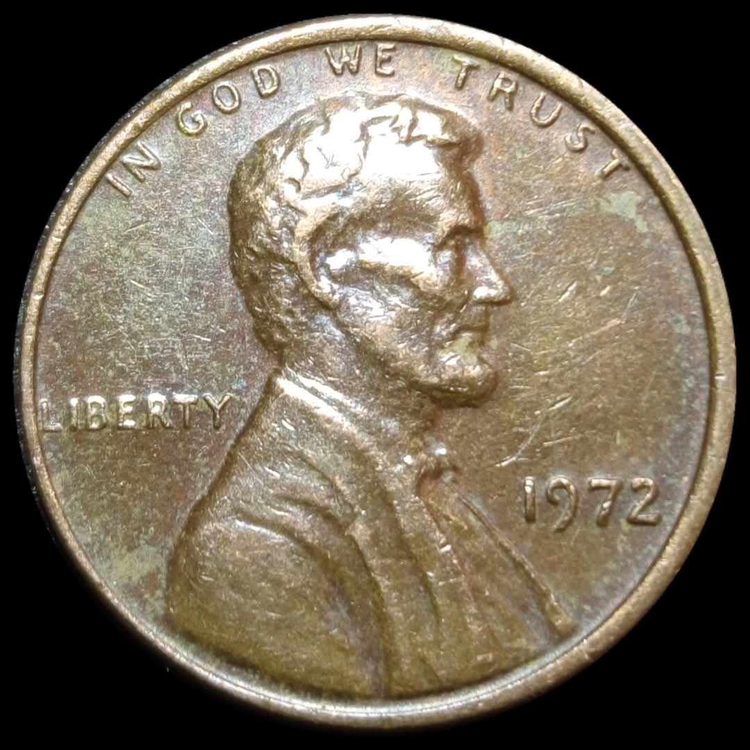 One-Cent-1972-P---USA---Lincoln-Memorial-Cent